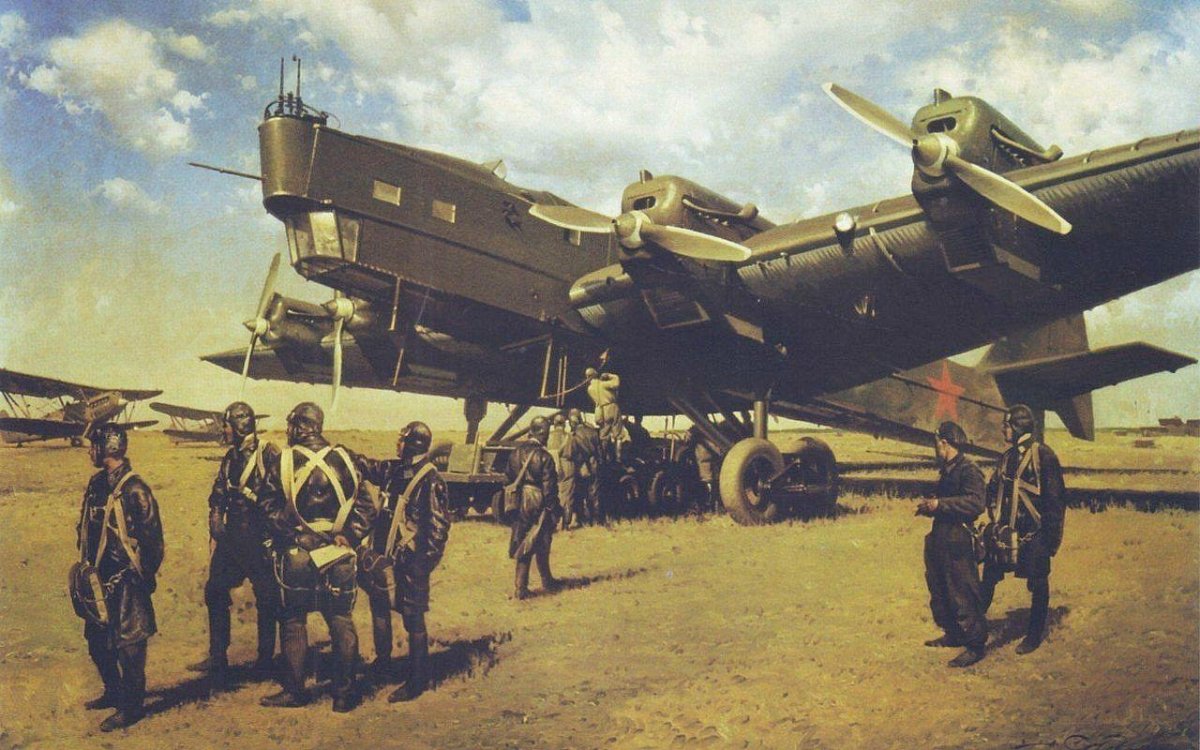 ТБ-3 бомбардировщик