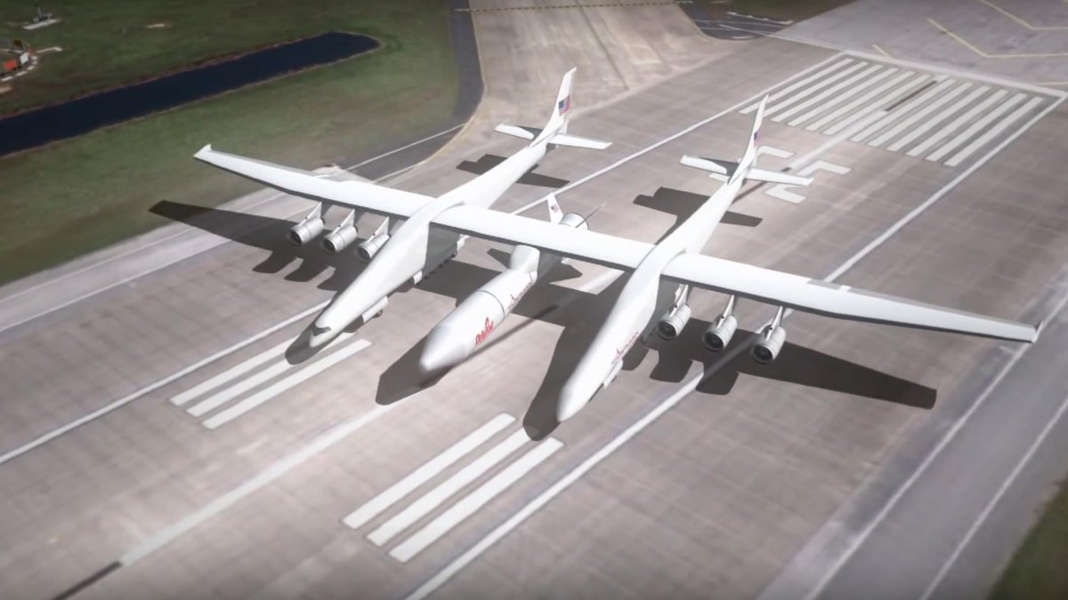 Stratolaunch самолет Paul Allen