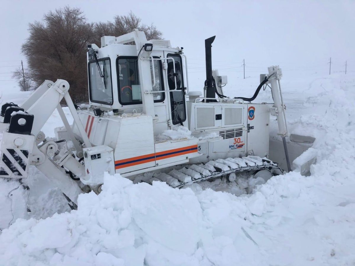 Снегопад в Самарской области 2022