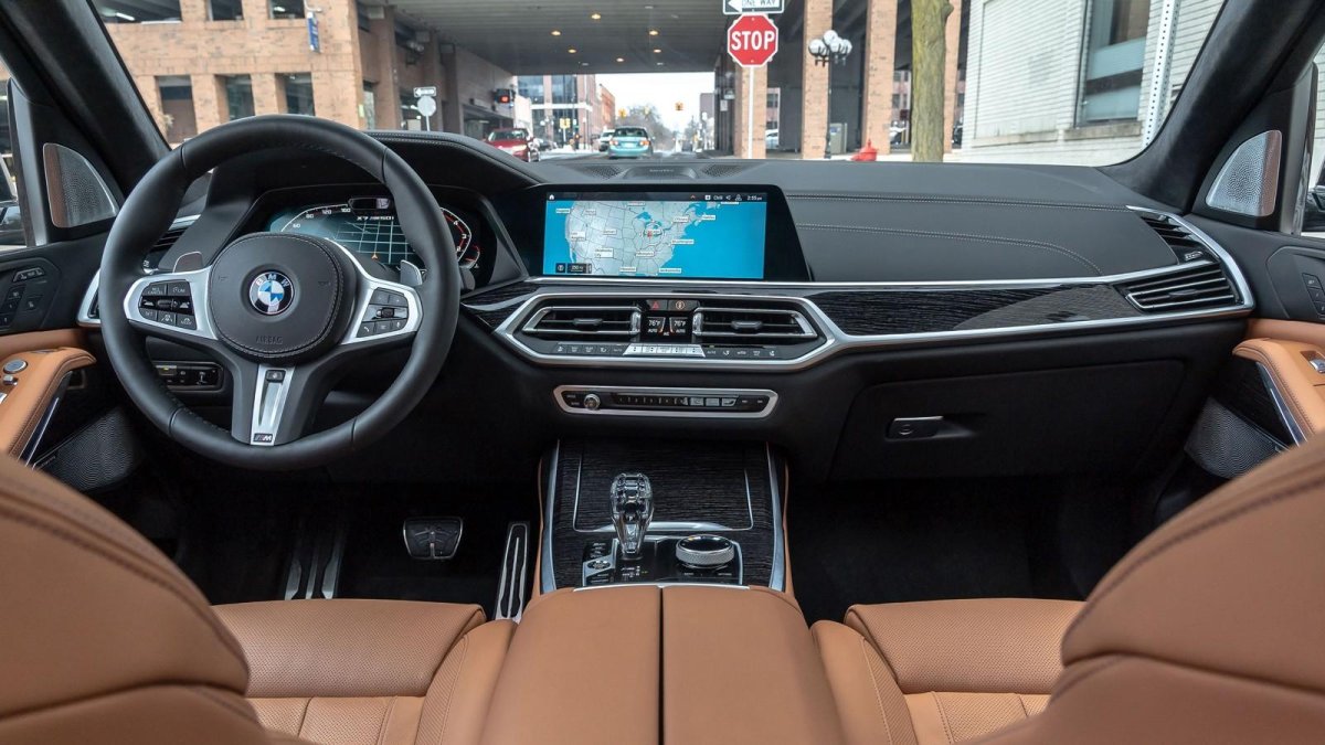 BMW x7 2019 салон