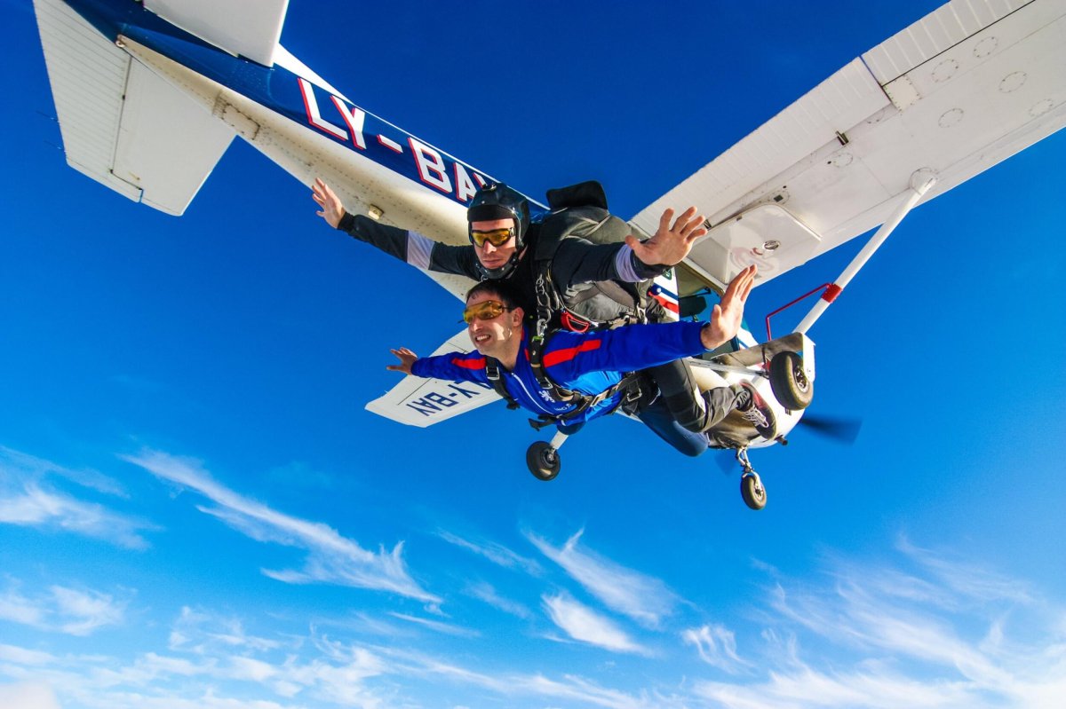 Прыжок с парашютом в тандеме