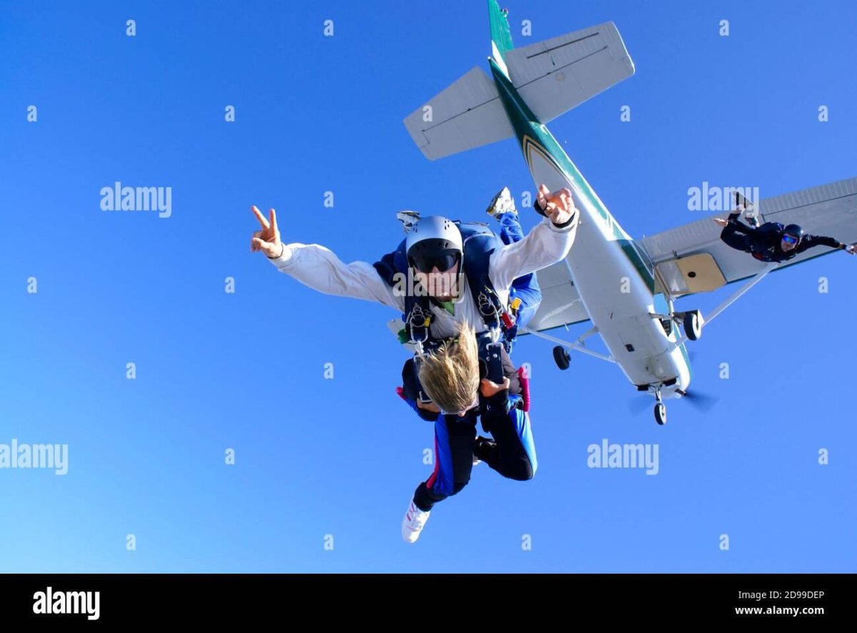 Jump out of a plane
