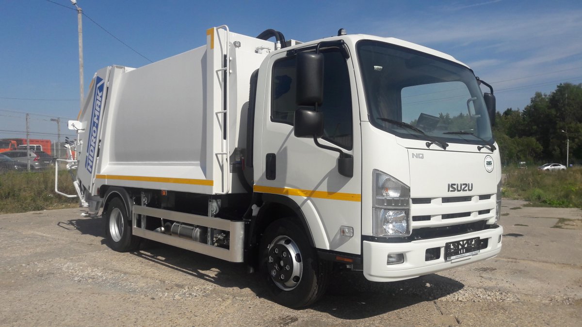 Isuzu nqr90 мусоровоз