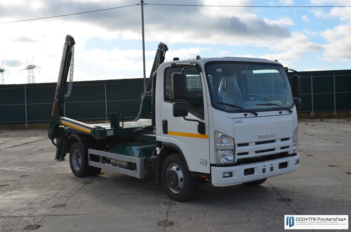 Isuzu nqr90 мусоровоз