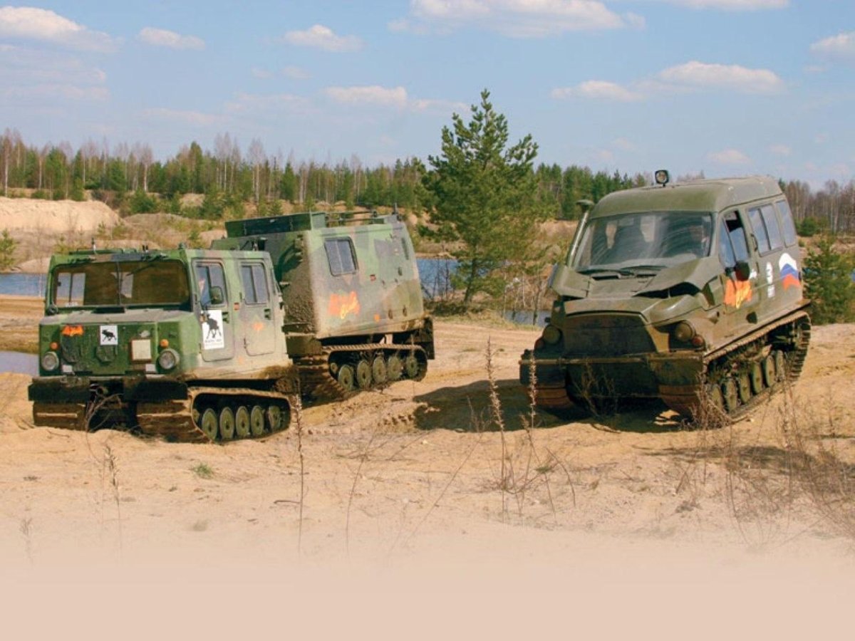 Вездеходы амфибии ГАЗ