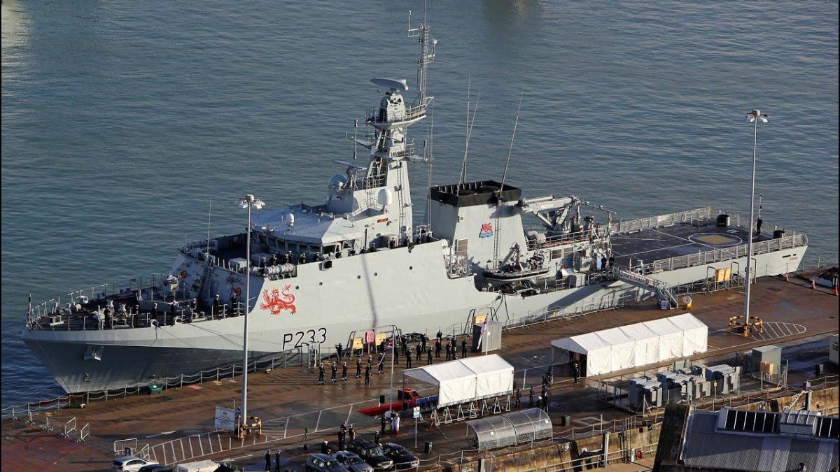 HMS Tamar патрульный корабль