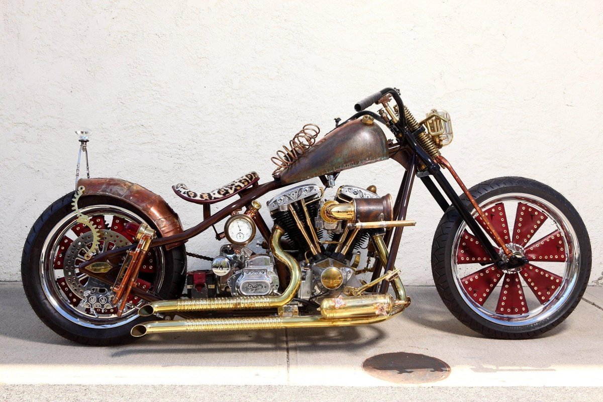 Мотоцикла Урал дизельпанк