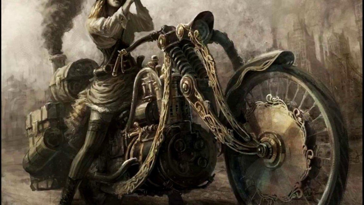 Картины стимпанк дизельпанк