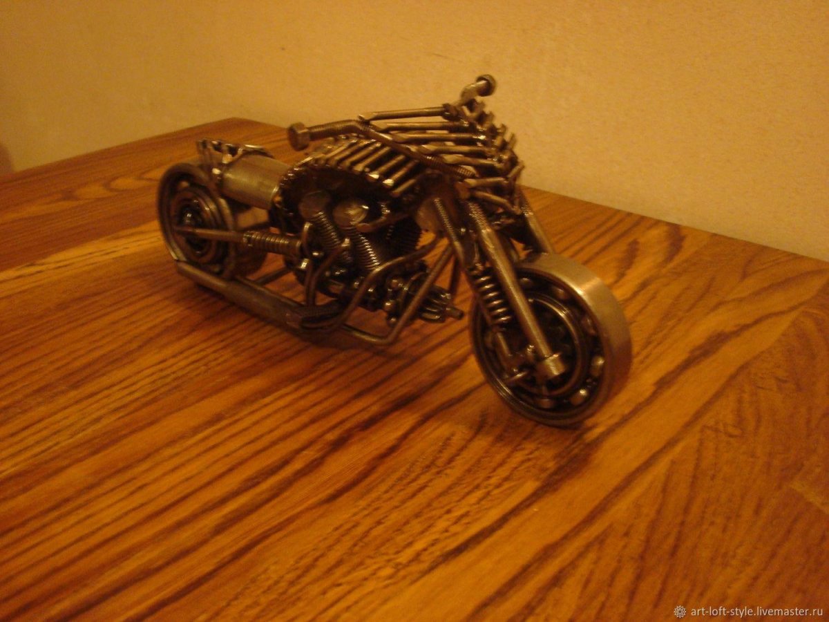 Стимпанк мотоцикл