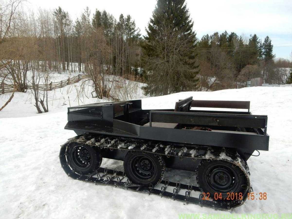 Гусеничный вездеход с двигателем Лифан