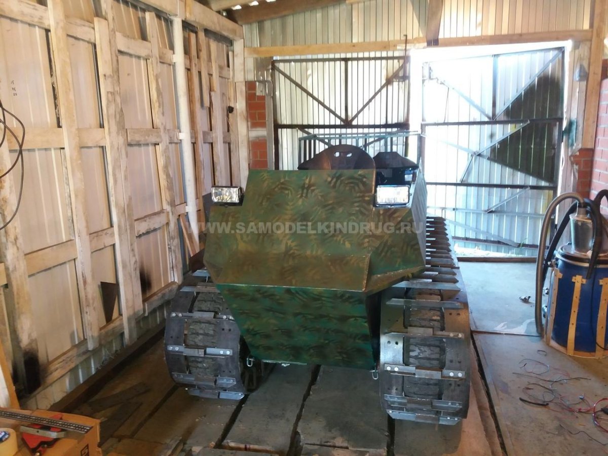 Самодельный гусеничный вездеход АИ 2