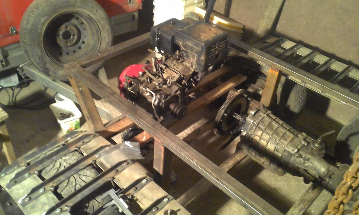 Вездеход с двигателем Лифан 15 л.с