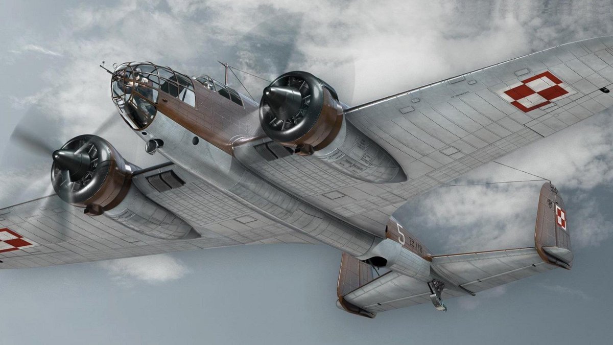 ПЗЛ 37 Лось бомбардировщик