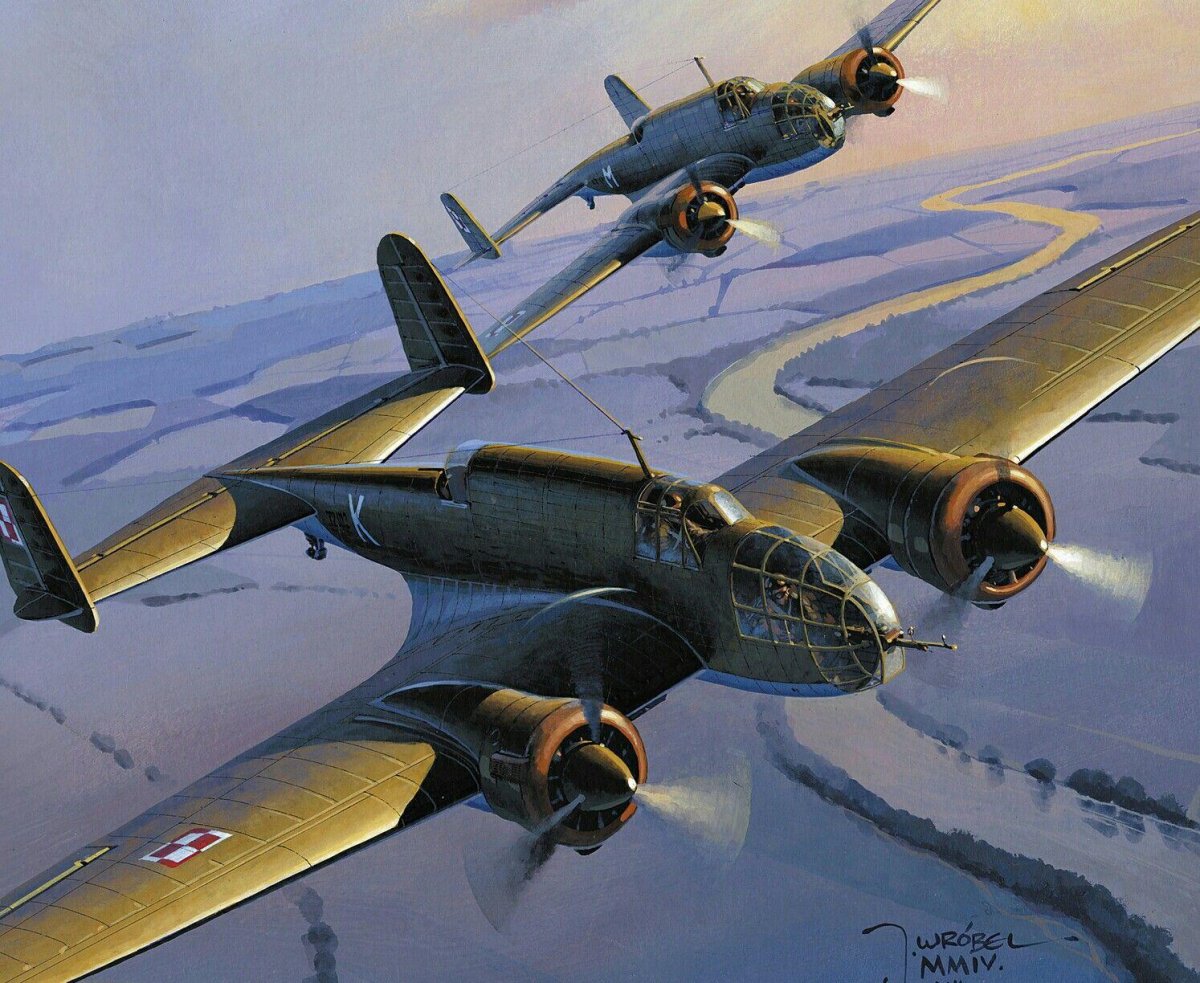 Самолет PZL-37 Лось