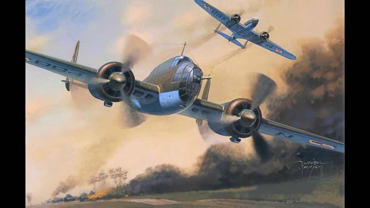 Самолет PZL-37 Лось