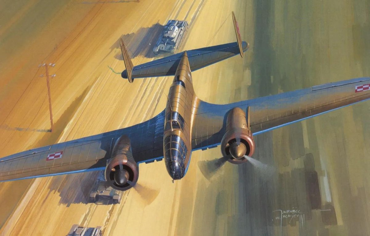 Бомбардировщик PZL P-37 los