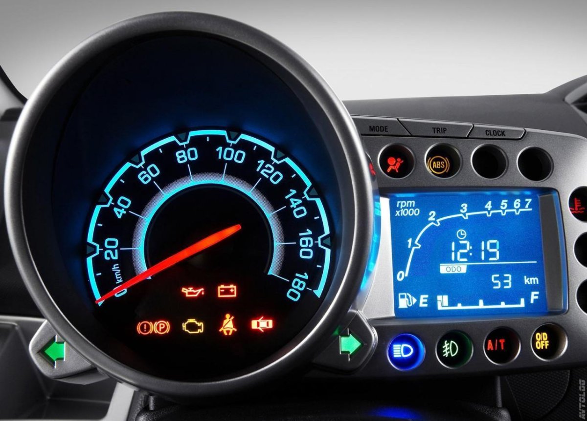 Chevrolet Spark приборная панель