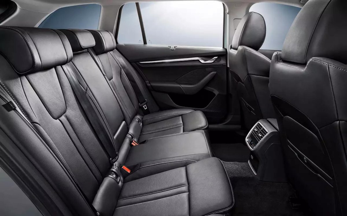 Октавия 2018 салон сзади