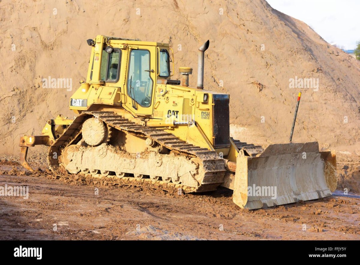 Бульдозер Caterpillar d5 планировщик