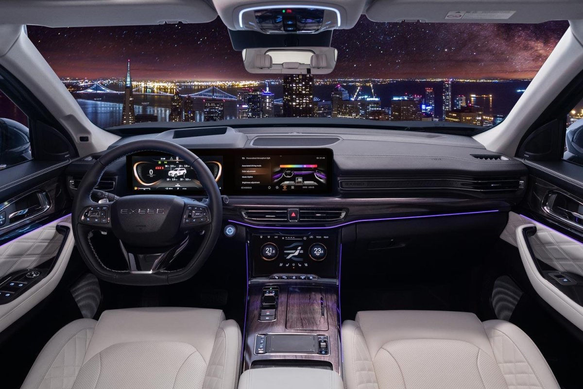 Chery exceed VX 2021 салон