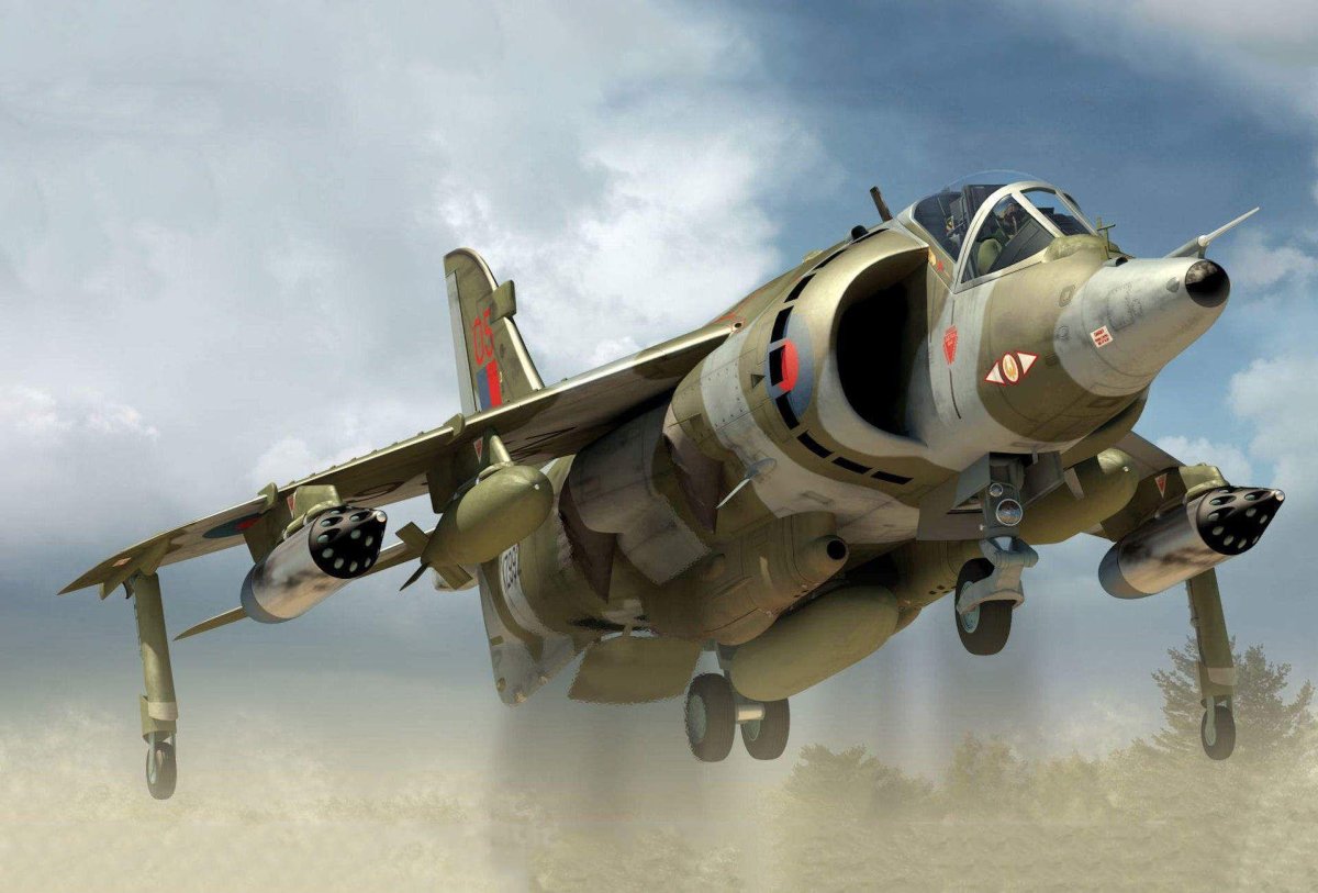 Харриер самолет вертикального взлета