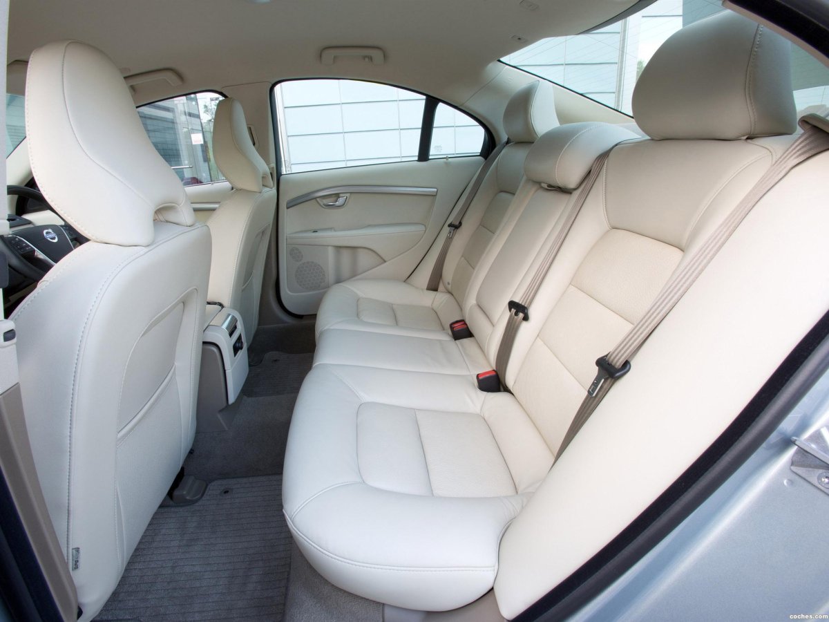 Вольво s80 белый салон