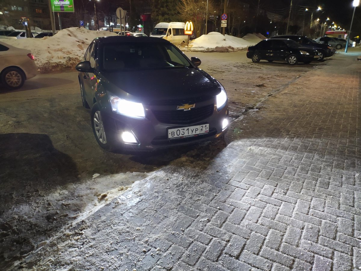 Лед ПТФ Шевроле Круз Рестайлинг