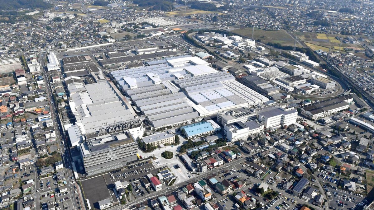 Завод Subaru в Японии