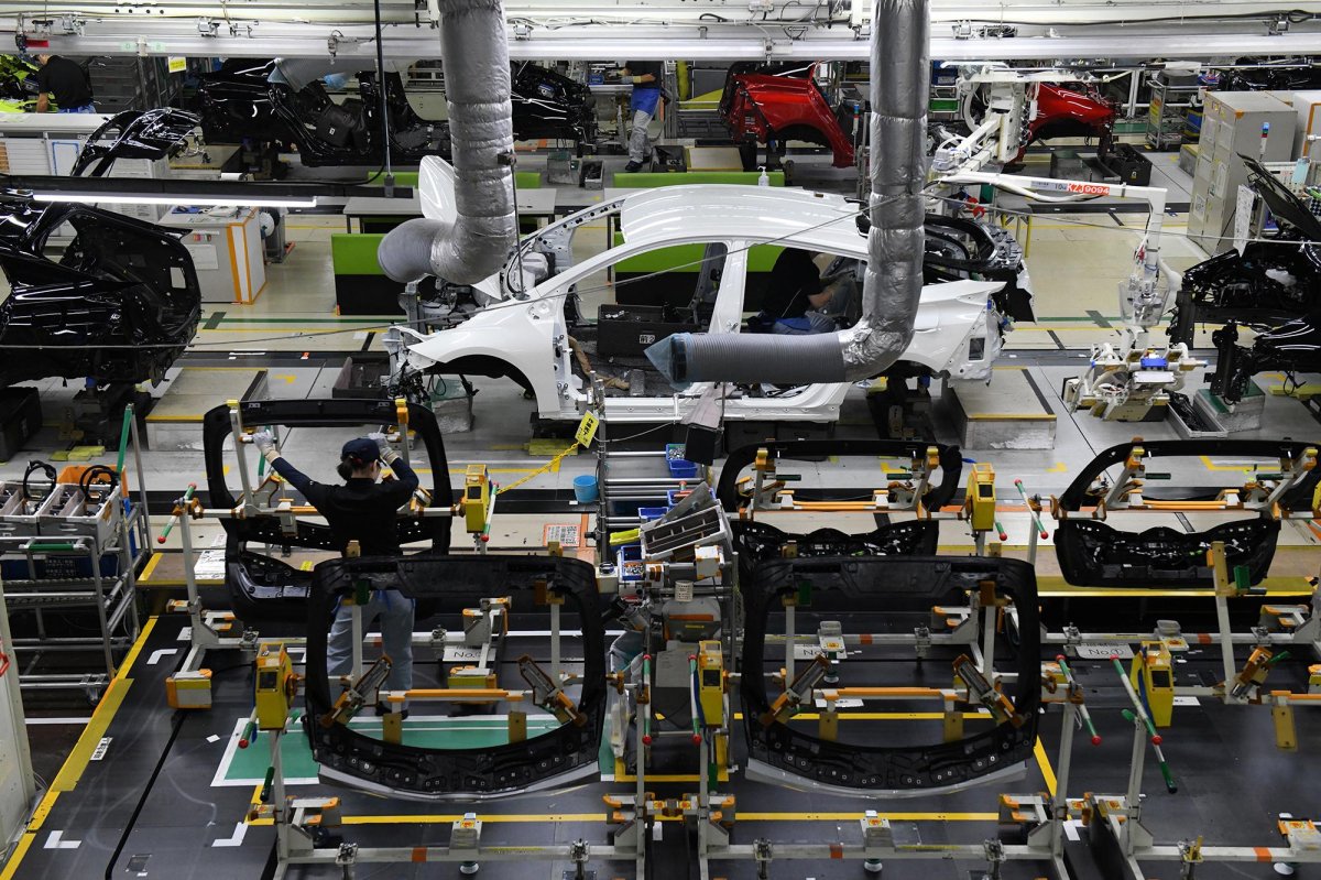 Завод Тойота в Японии 2004