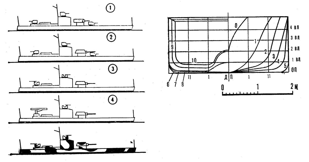 Бронекатер проекта 1125 чертежи