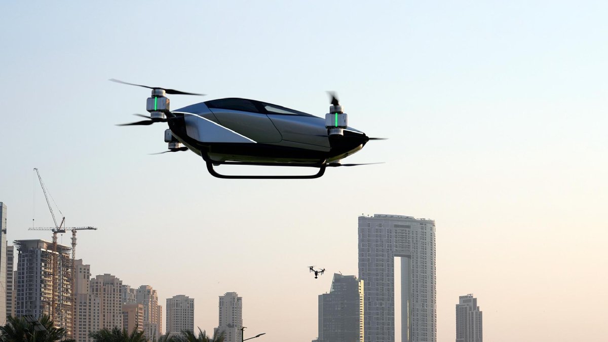 Дубай аэротакси беспилотное