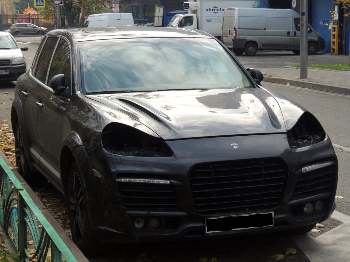 Порше Кайен без фар