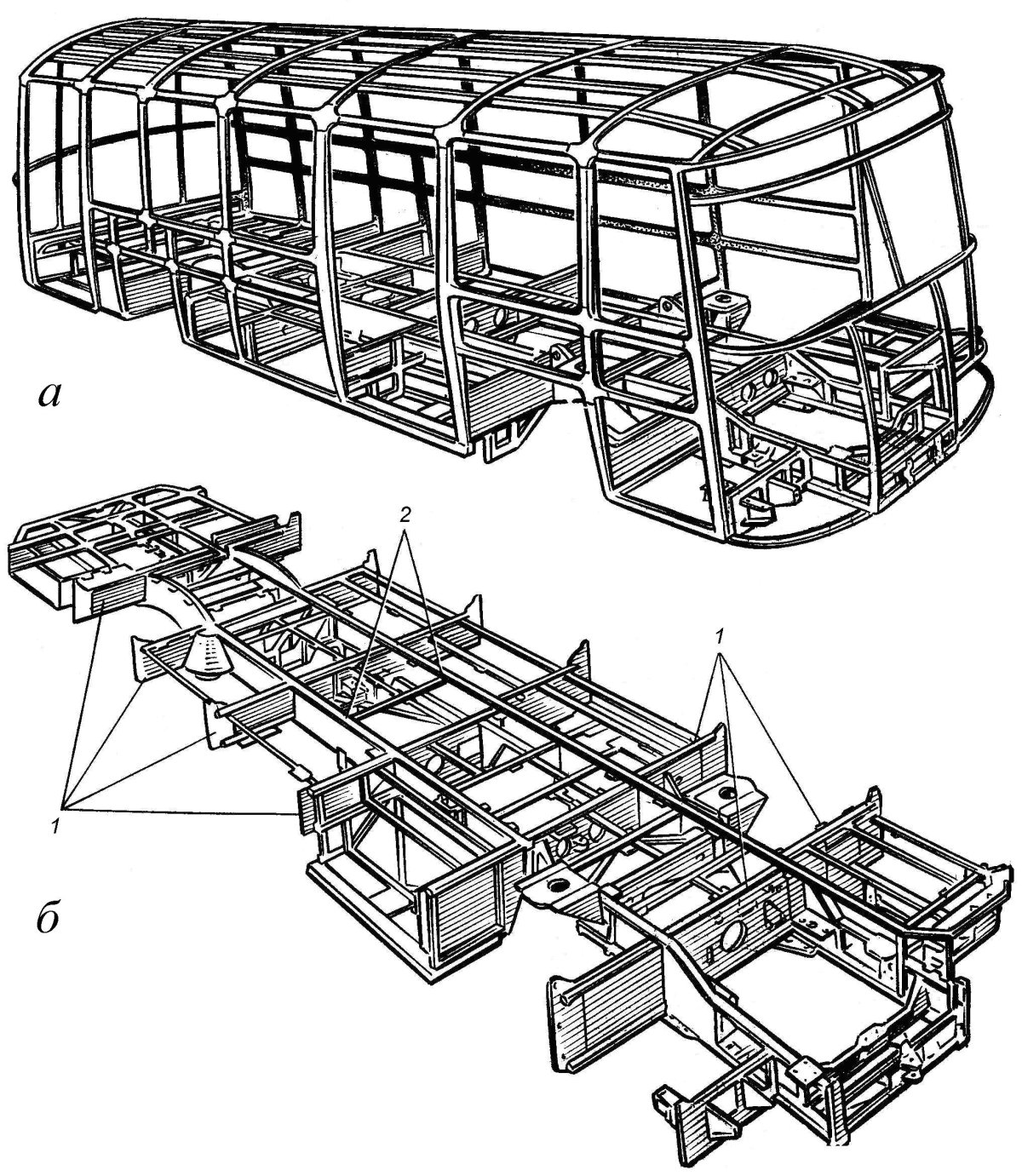 Автобус ЛИАЗ 677 каркас