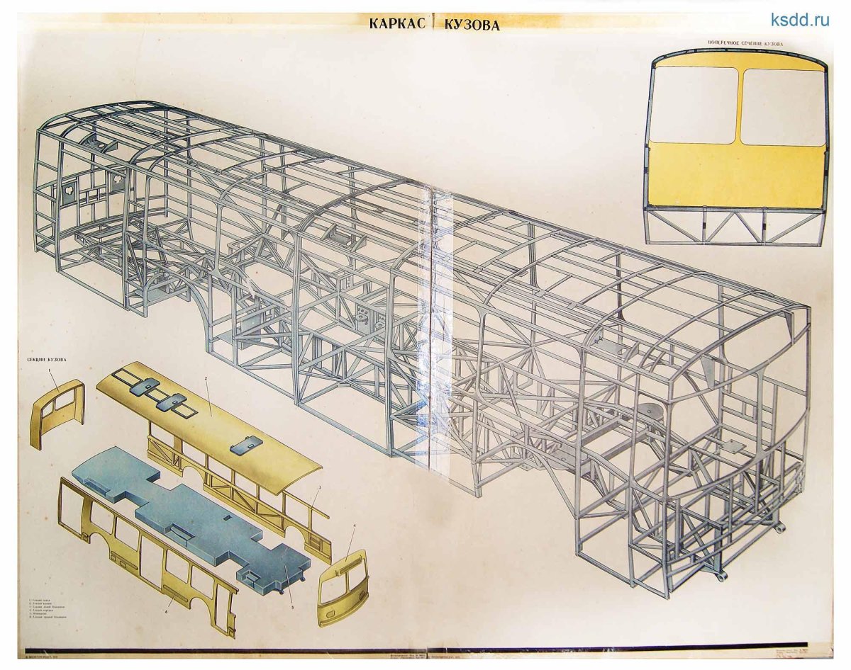 Рама троллейбуса ЗИУ-682