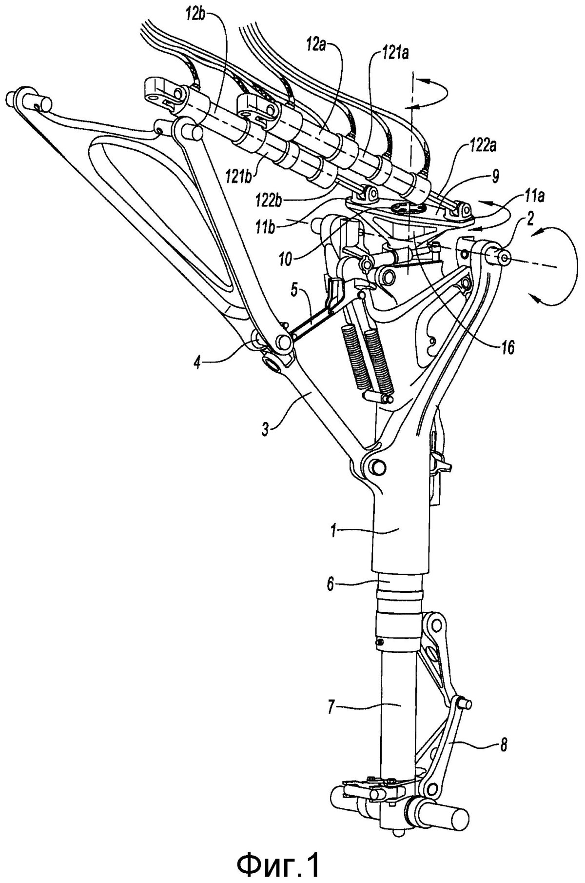 8а-4201-00а рычажная амортстойка переднего шасси