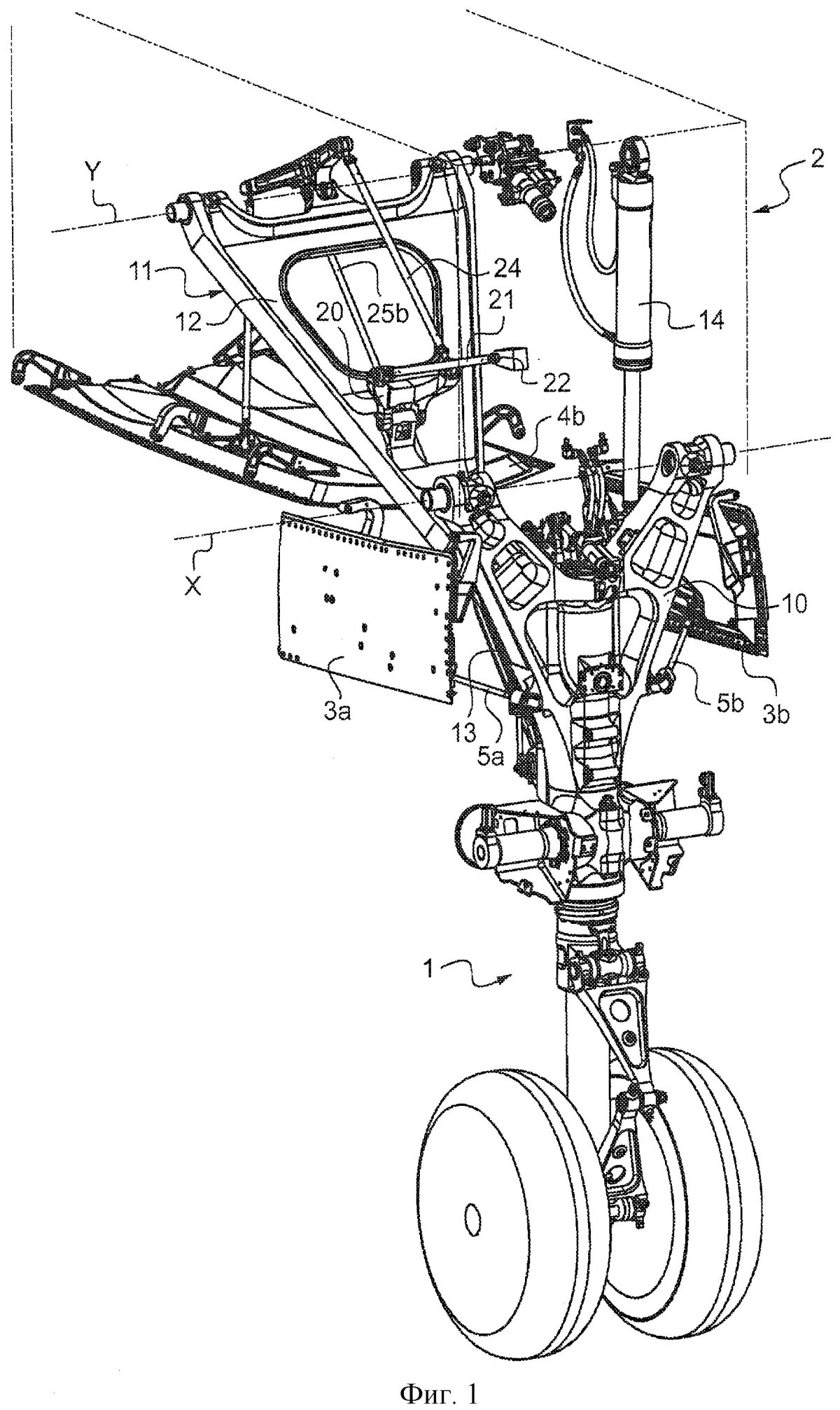 Передняя опора шасси АН-24