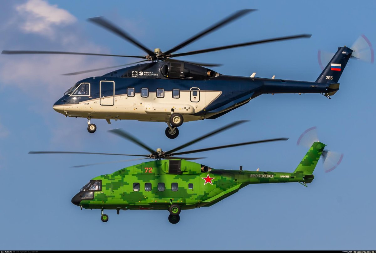 Вертолет ми-38т