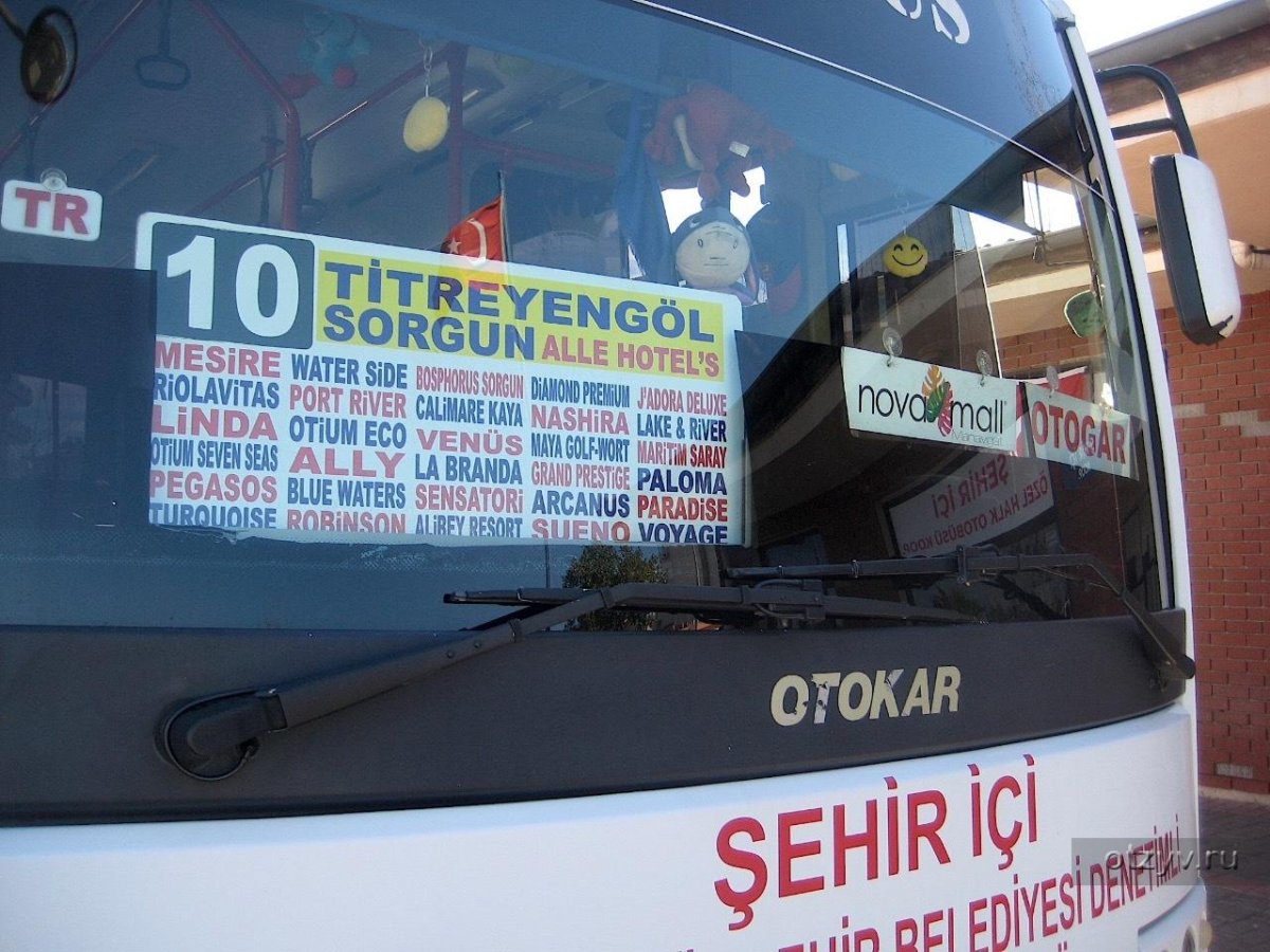 Долмуш 2 Манавгат маршрут