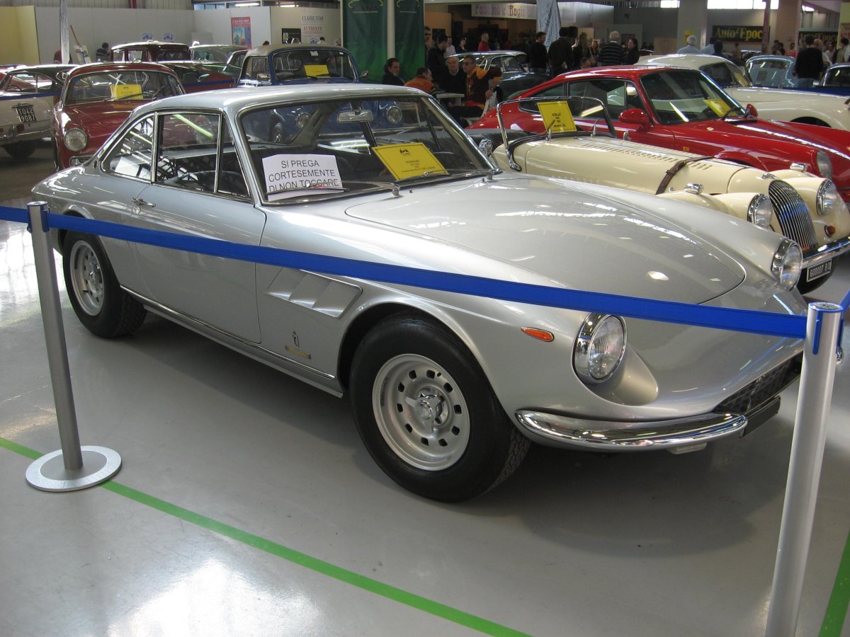 Ferrari 365 GTC 4 1971 рабочий стол серый