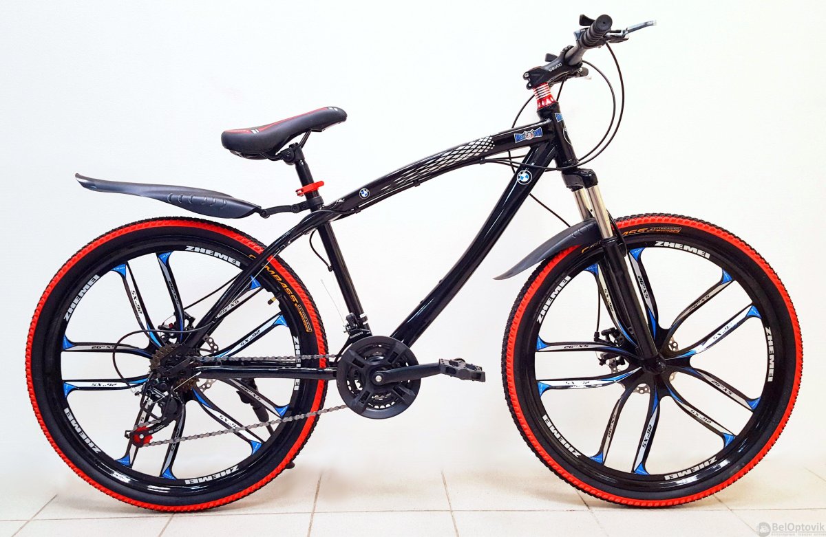 Велосипед БМВ чёрный 26