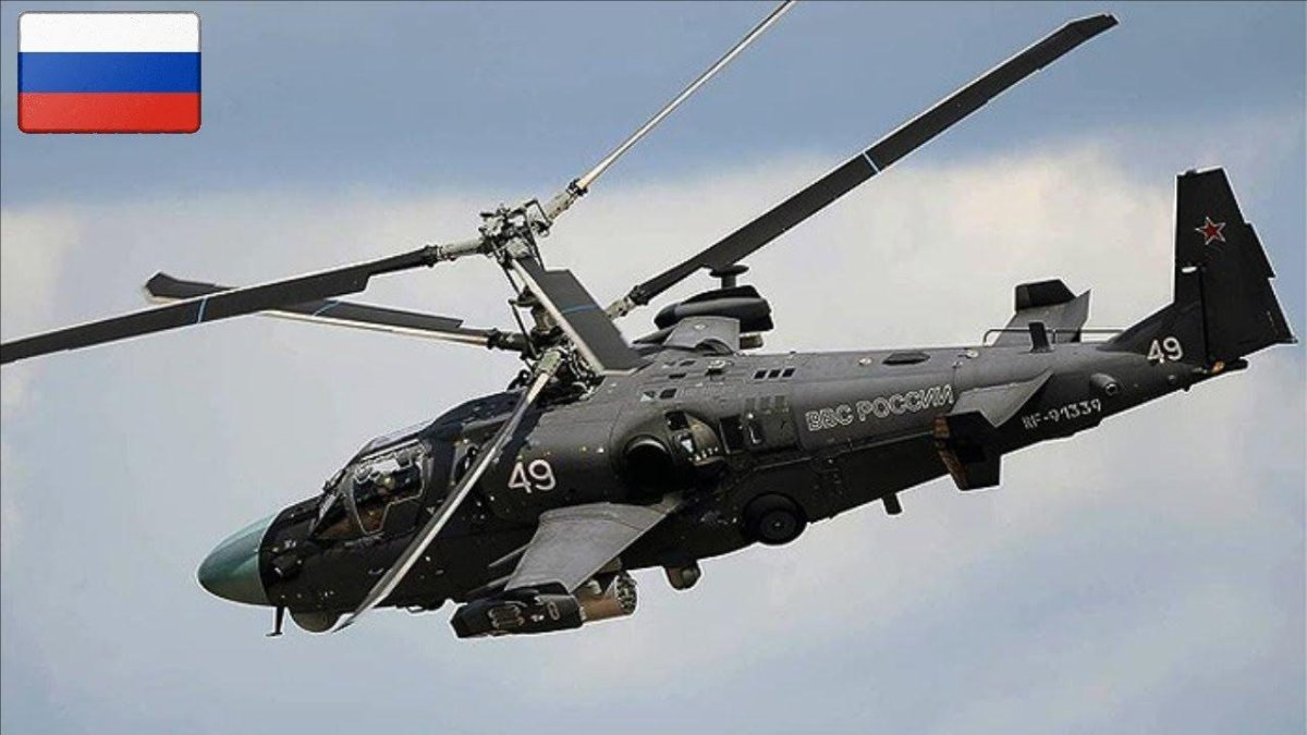 Вертолет ка-52 "Аллигатор"