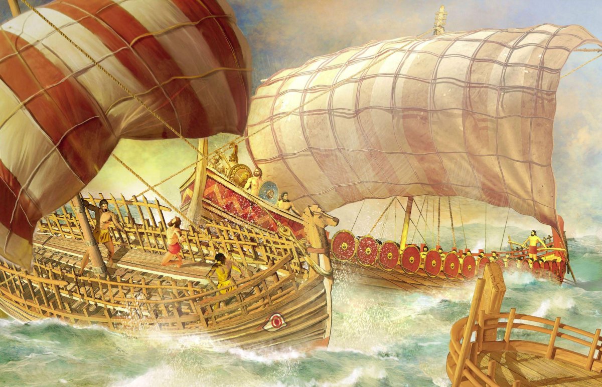 Древняя Греция матросы триеры