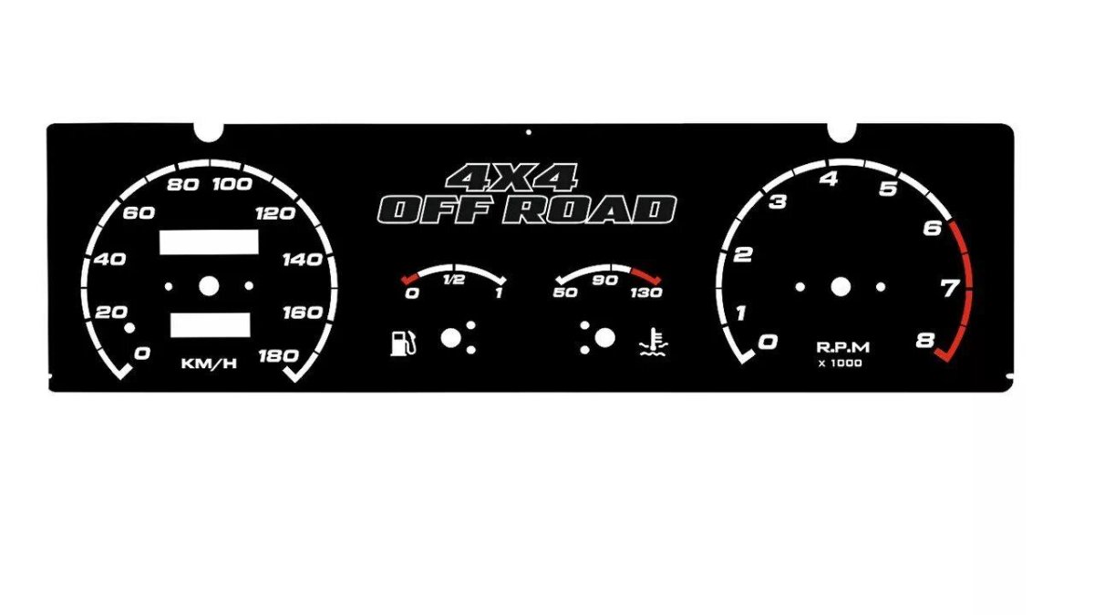 Шкалы приборного щитка ВАЗ 2109