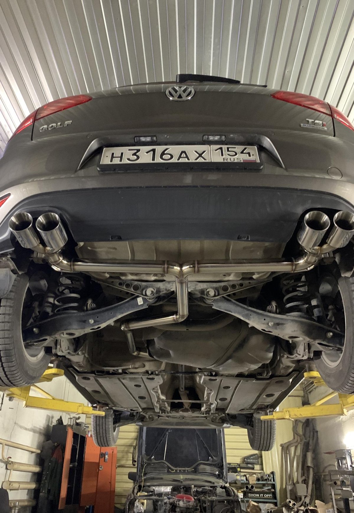 Выхлоп гольф 7 1.4 122