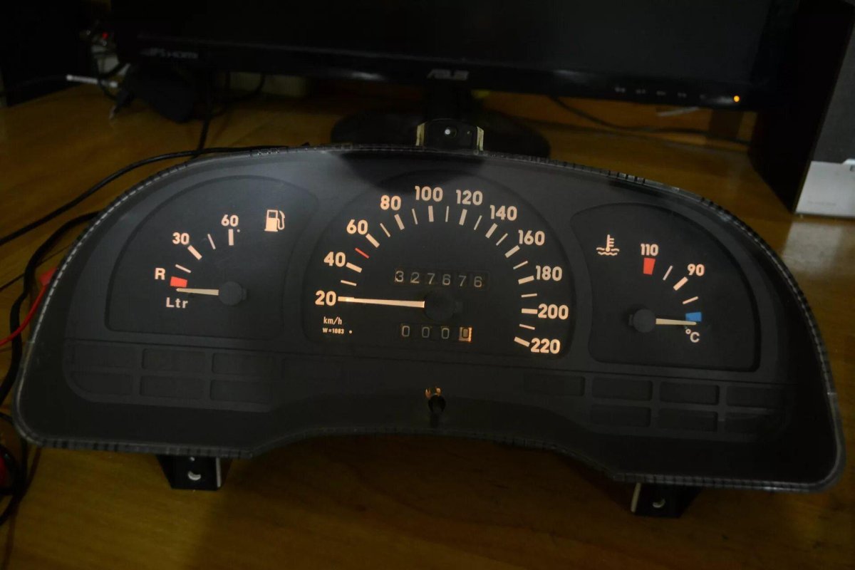 Пересвет приборной панели Вектра б