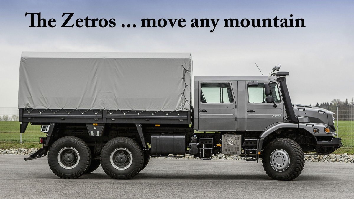 Мерседес Зетрос 6х6
