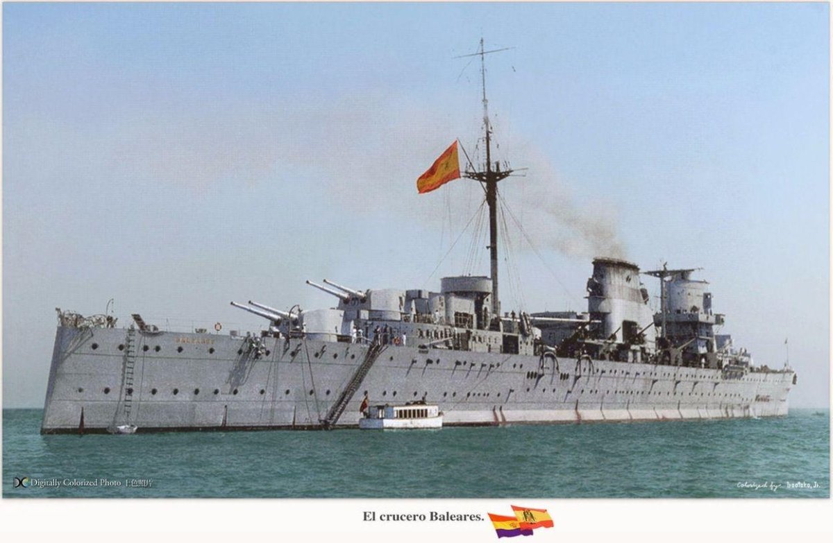 Испанский крейсер Канариас