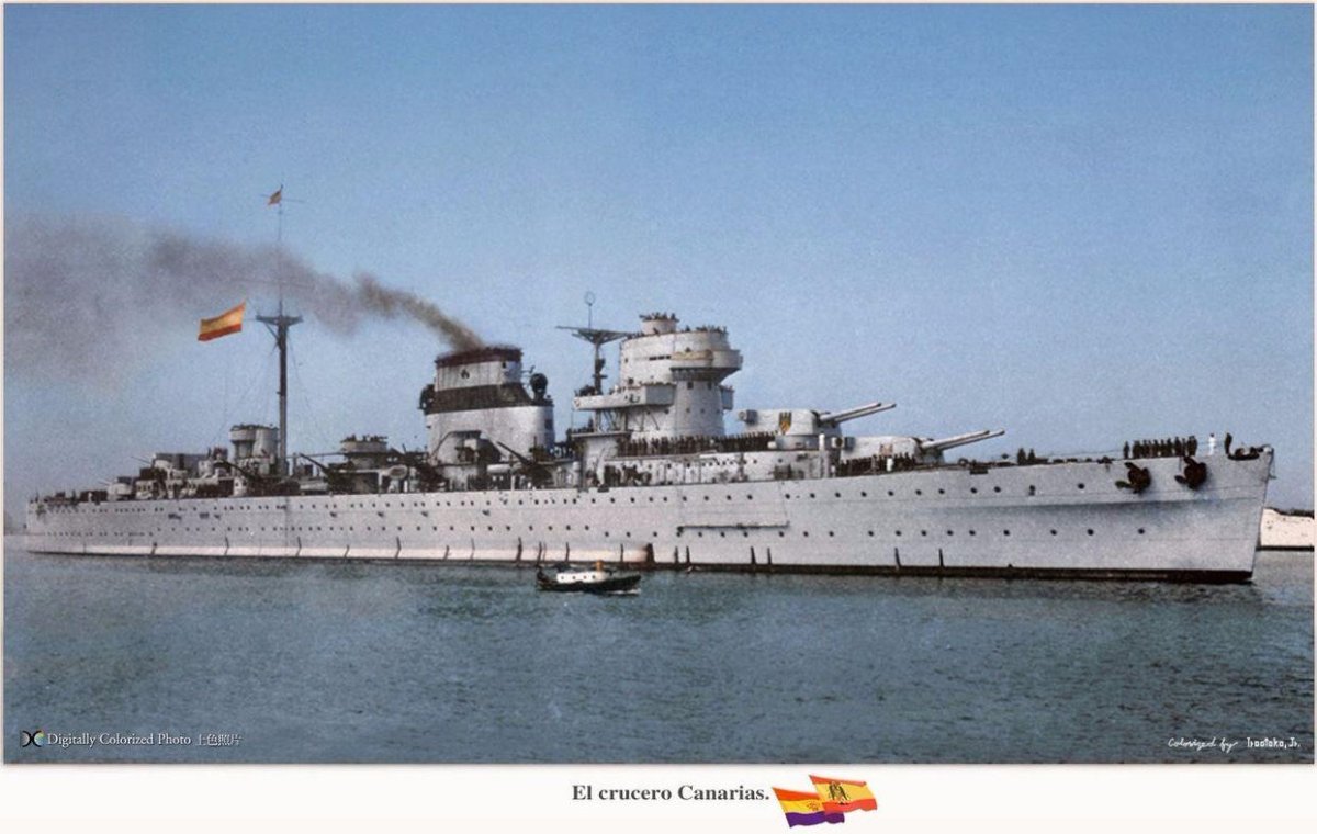Испанский крейсер Канариас