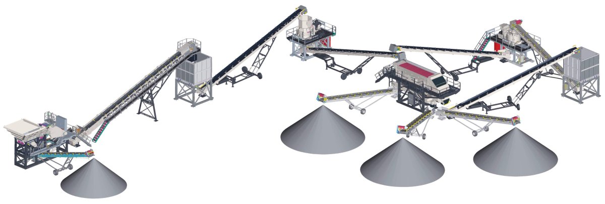 Дробильно-сортировочная линия ДСЛ-1