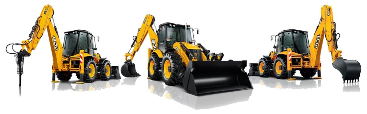 JCB 3cx с гидромолотом